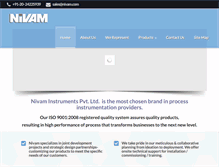 Tablet Screenshot of nivam.com